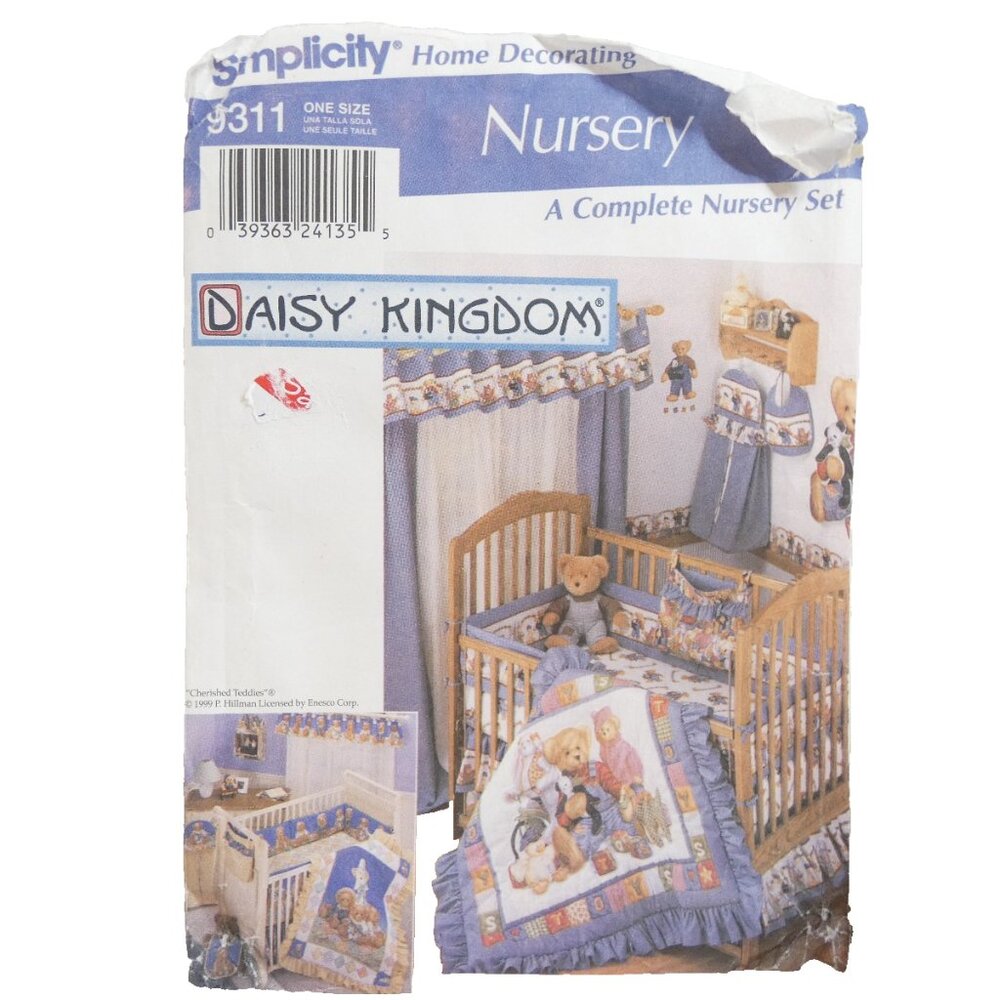 Daisy Kingdom Pattern, Simplicity 9311, OS Nursery